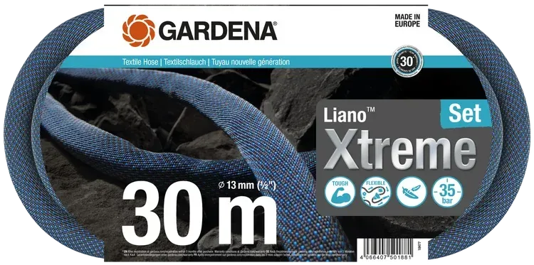 Gardena Flexibele Tuinslang Liano Xtreme 30 m Set