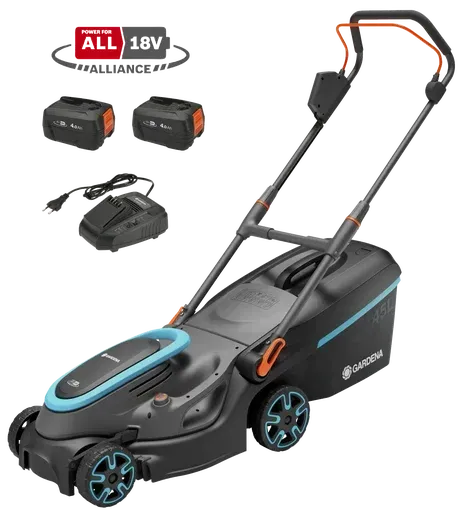 Gardena Accu Grasmaaier PowerMax 37/36V POWER FOR ALL, gebruiksklare set