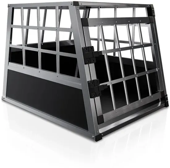 Juskys Aluminium hondentransportbox maat M