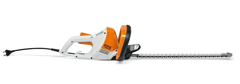 Stihl HSE 52 heggenschaar op het stopcontact